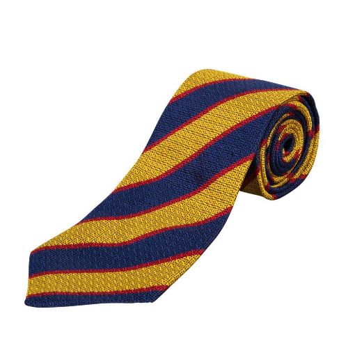 Picture of The PWRR Tie - Officers' Club - Silk Non Crease