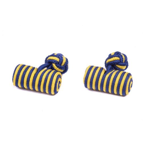 Picture of PWRR - Silk Barrel Cufflinks - Pairs - Boxed 