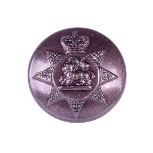 Picture of PWRR- Tunic Button (Queen's Regiment Pattern)  - Bronze - 22L