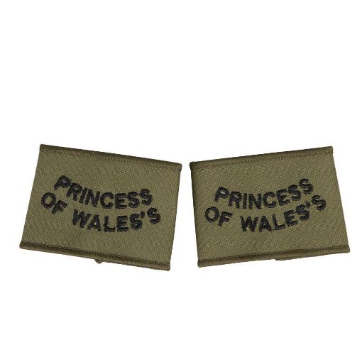 Picture of The PWRR Rank slide - Shoulder - Olive - Pairs
