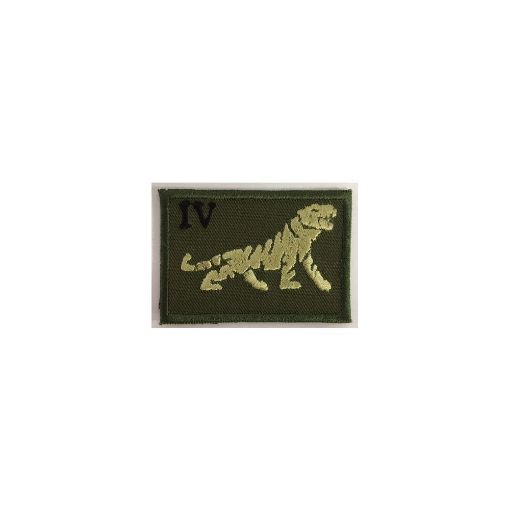 Picture of The PWRR Tiger Jungle Hat Badge - IV - Velcro Backed - Each