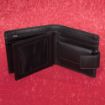 Picture of The PWRR Black Leather Wallet with Regimental Ribbon - supplied in box