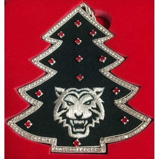 Picture of Tigers Crystal Christmas Tree Decoration Supplied in a Box