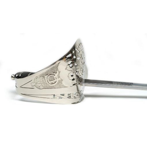 Picture of Sword - Ceremonial Infantry - Corps and Royal Marines - NSN 8465-99-973-6877- CIIIR - Tudor Crown 