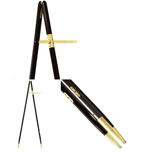 Picture of UK MoD Racer Pace Stick - Brass Fittings - Black Finish - 41" with Sleeve & Nameplate